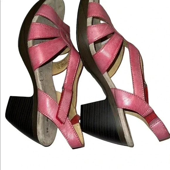 Romika Sandals•Pink Genuine Leather•Size 41 US Size 10-10.5• Brand New No Box!! - Picture 9 of 13